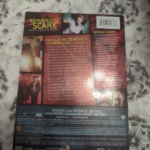 Supernatural Season 1 DVD Box Set VGC - Picture 3 of 10